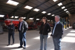 WPO 2015 Organisers in Tractor Parking Shed
